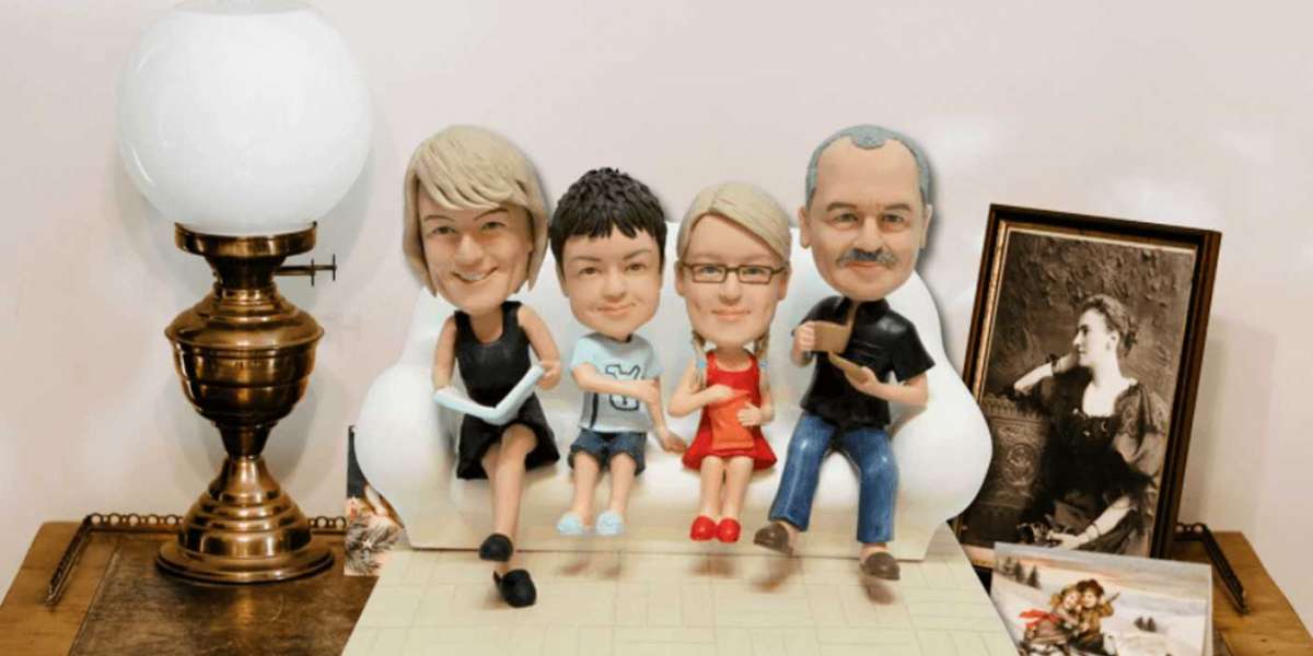 Make bobblehead dolls from them and share them with each member