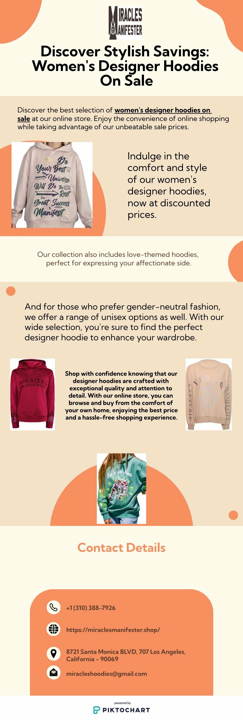 Discover Stylish Savings: Women's Designer Hoodies On Sale | Piktochart Visual Editor