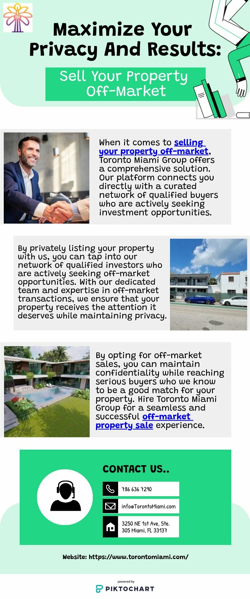 Maximize Your Results: Sell Your Property Off-Market | Piktochart Visual Editor