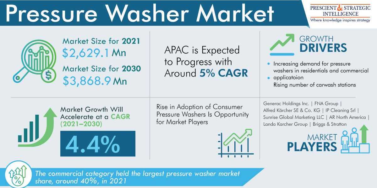 Pressure Washer Market Share, Growing Demand, and Top Key Players