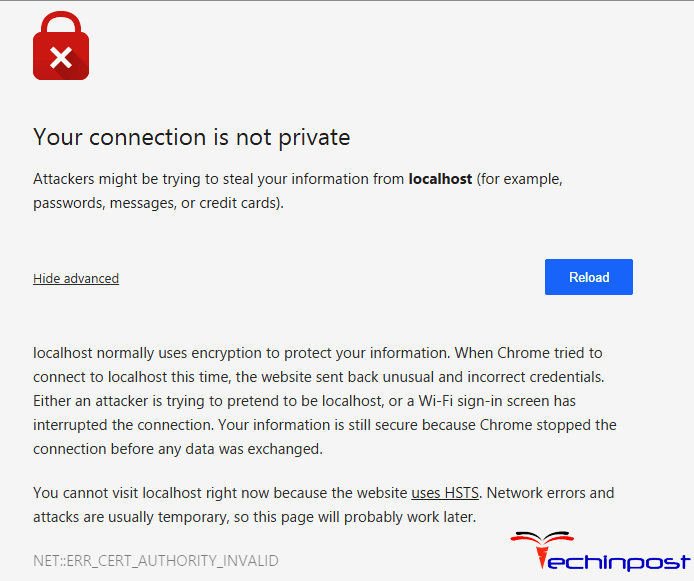 [FIXED] NET ERR_CERT_AUTHORITY_INVALID Error Problem