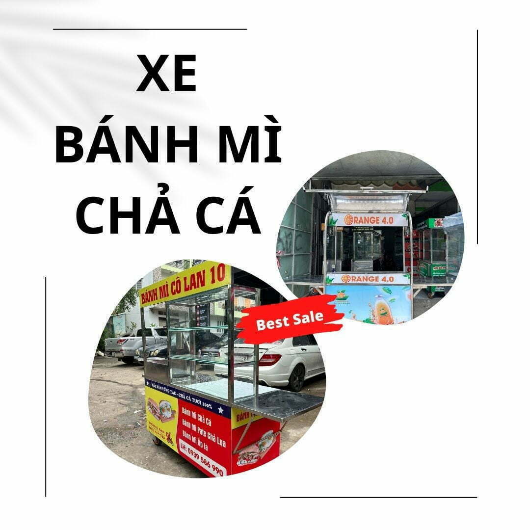 267+ Mẫu xe bánh mì chả cá inox giá tốt, thiết kế đẹp