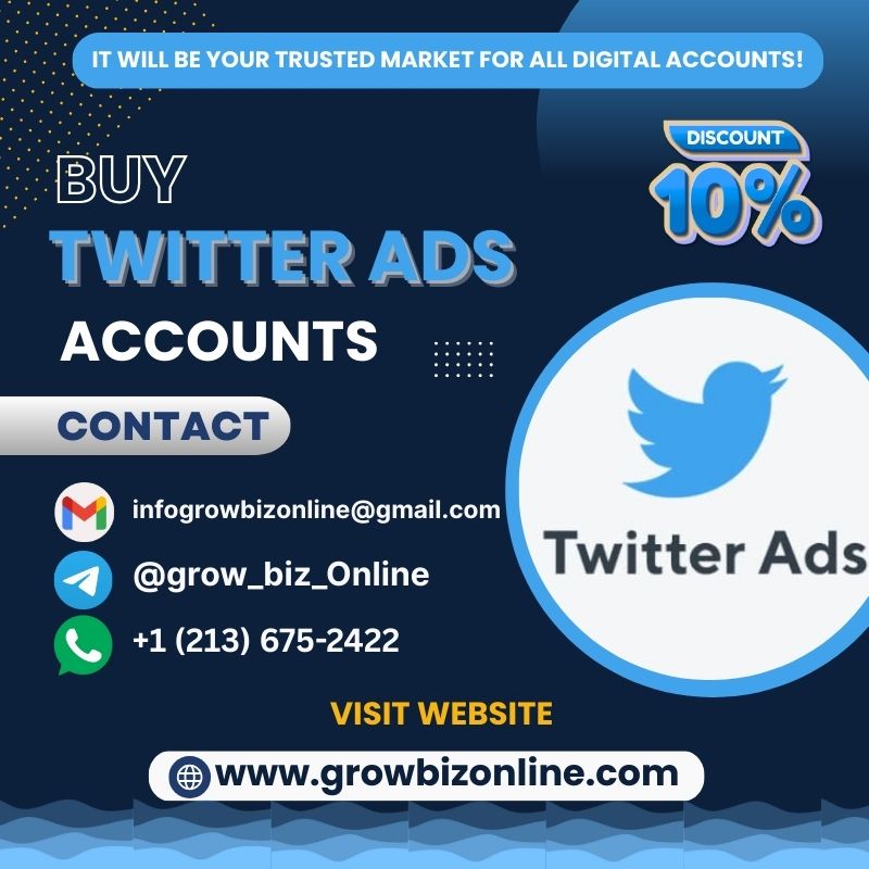 **** Twitter Ads Account - X **** & Ready to Use