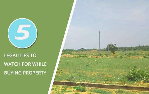 Top 5 Legalities to Watch for While ****ing Property - Rai Estates