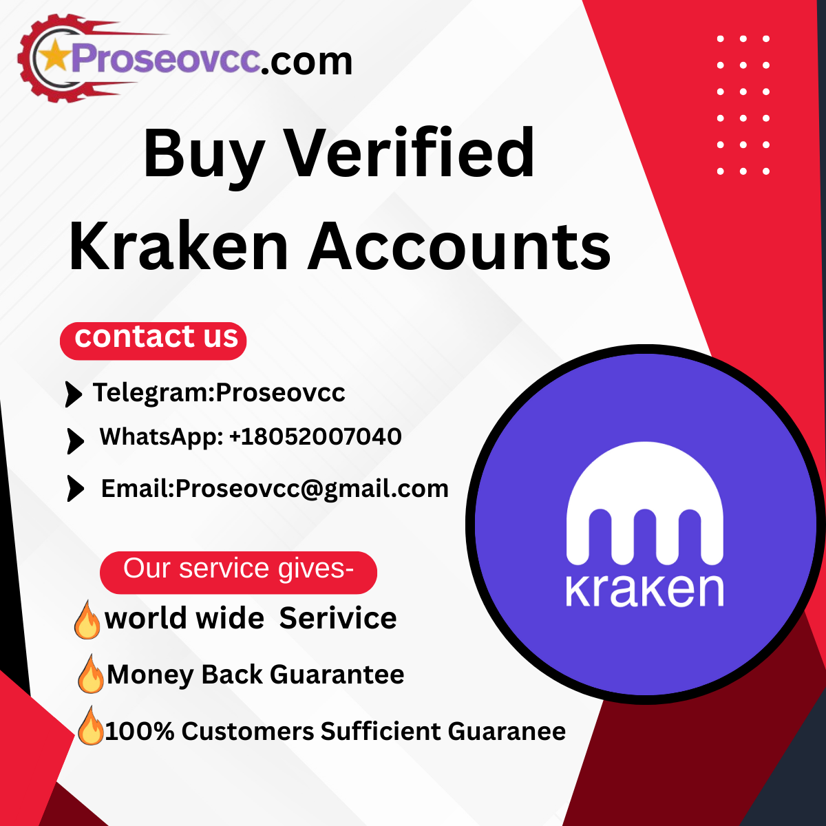 **** **** Kraken **** - 100% **** Kraken Account