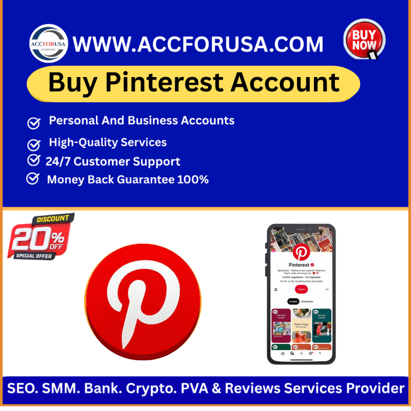 **** Pinterest Account - business account & personal account