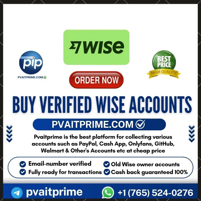 **** **** Wise ****-100% Safe, Ready for Transaction Acc