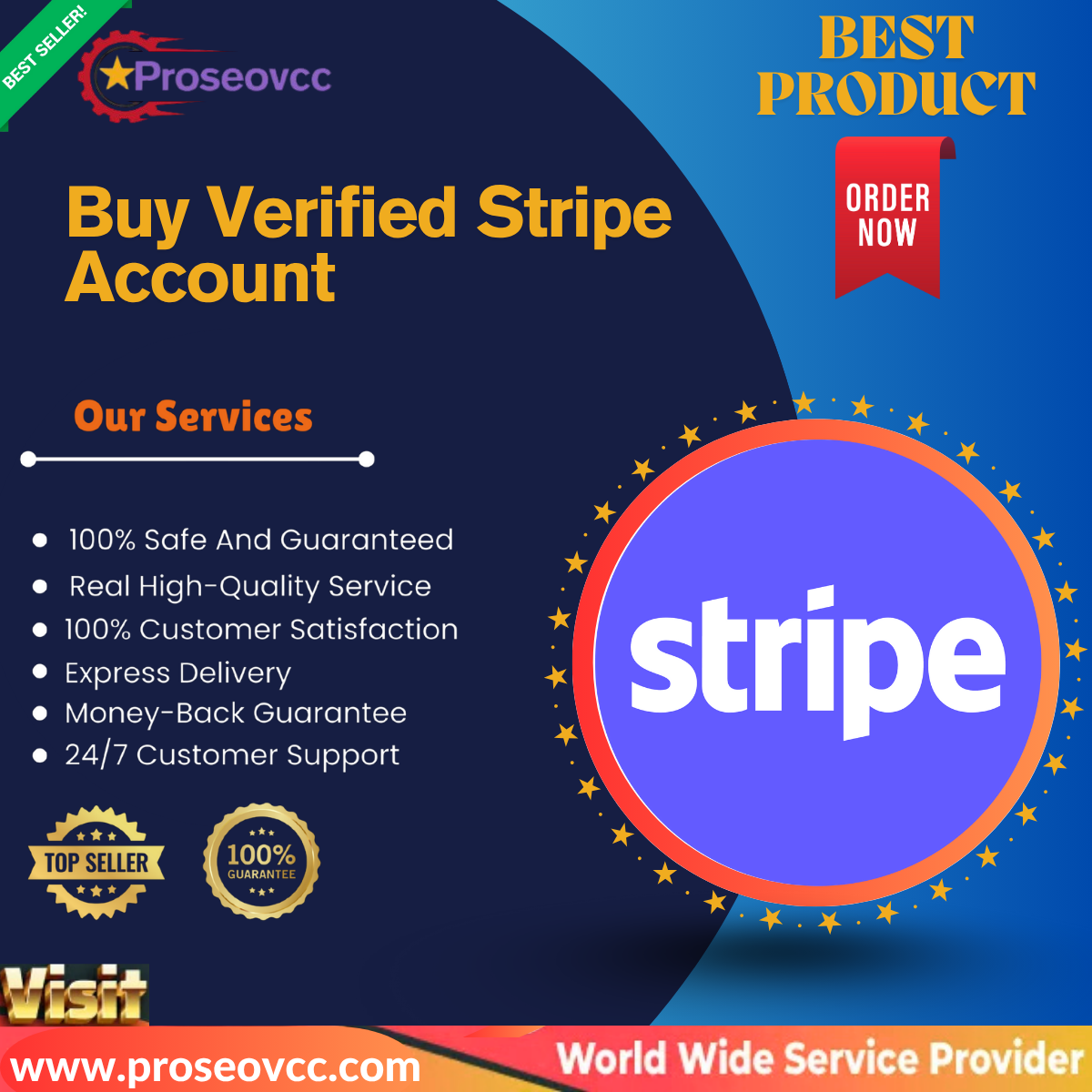 **** **** Stripe Account - Instant Delivery & Full Access