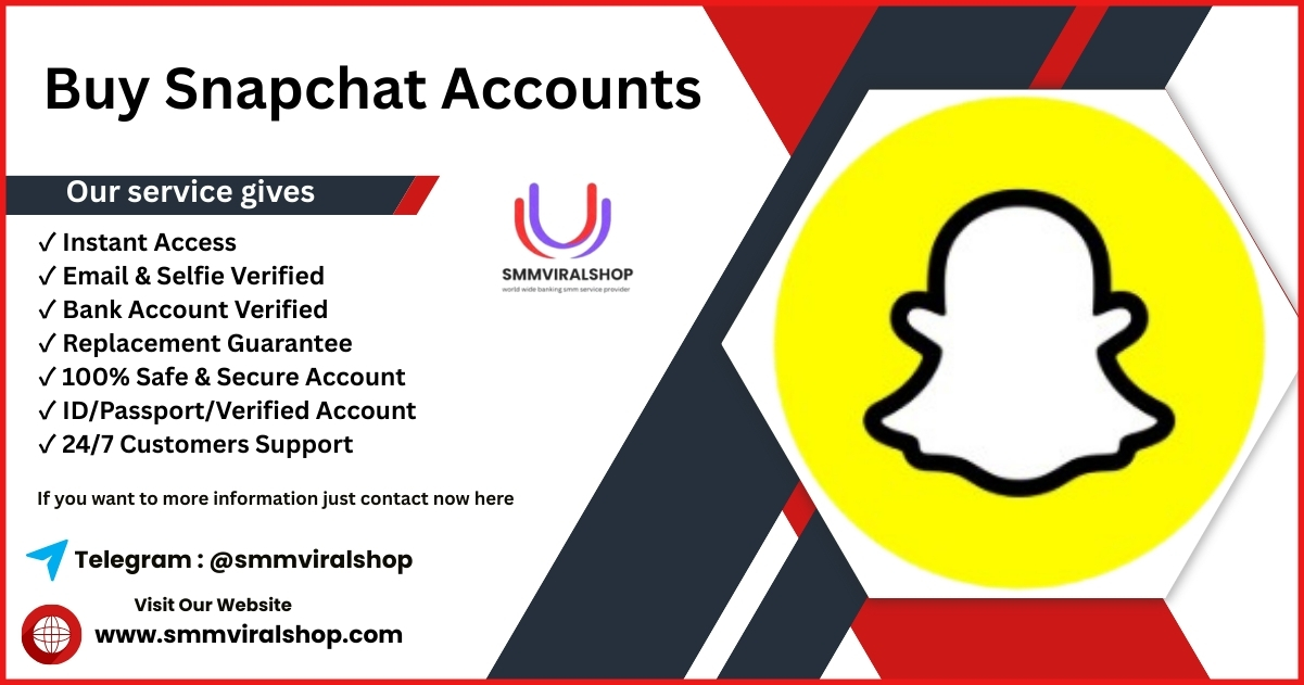 **** Snapchat **** - (PVA) Usa Fast Delivery Smmviralshop