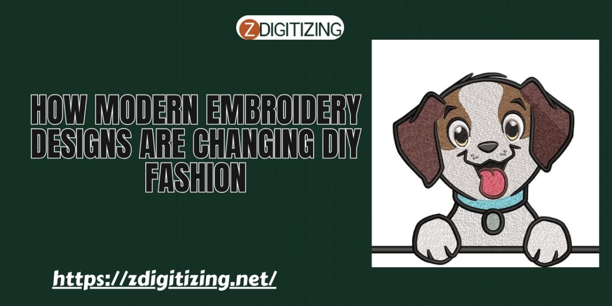 How Modern Embroidery Designs Are Changing DIY Fashion