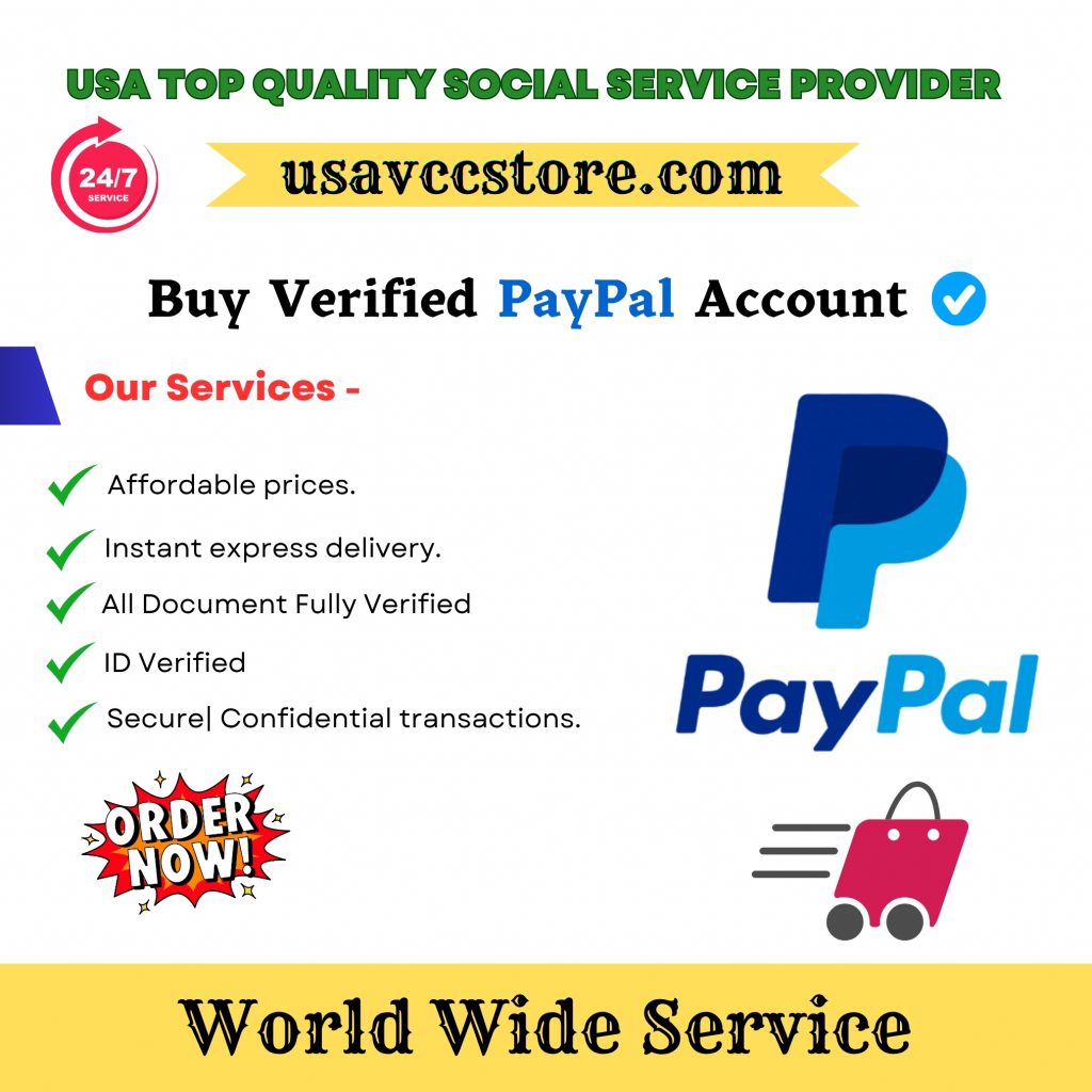 **** **** PayPal Account - Personal & Business