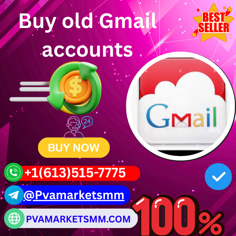 **** old Gmail accounts - 1 to 10Years Old Account Available