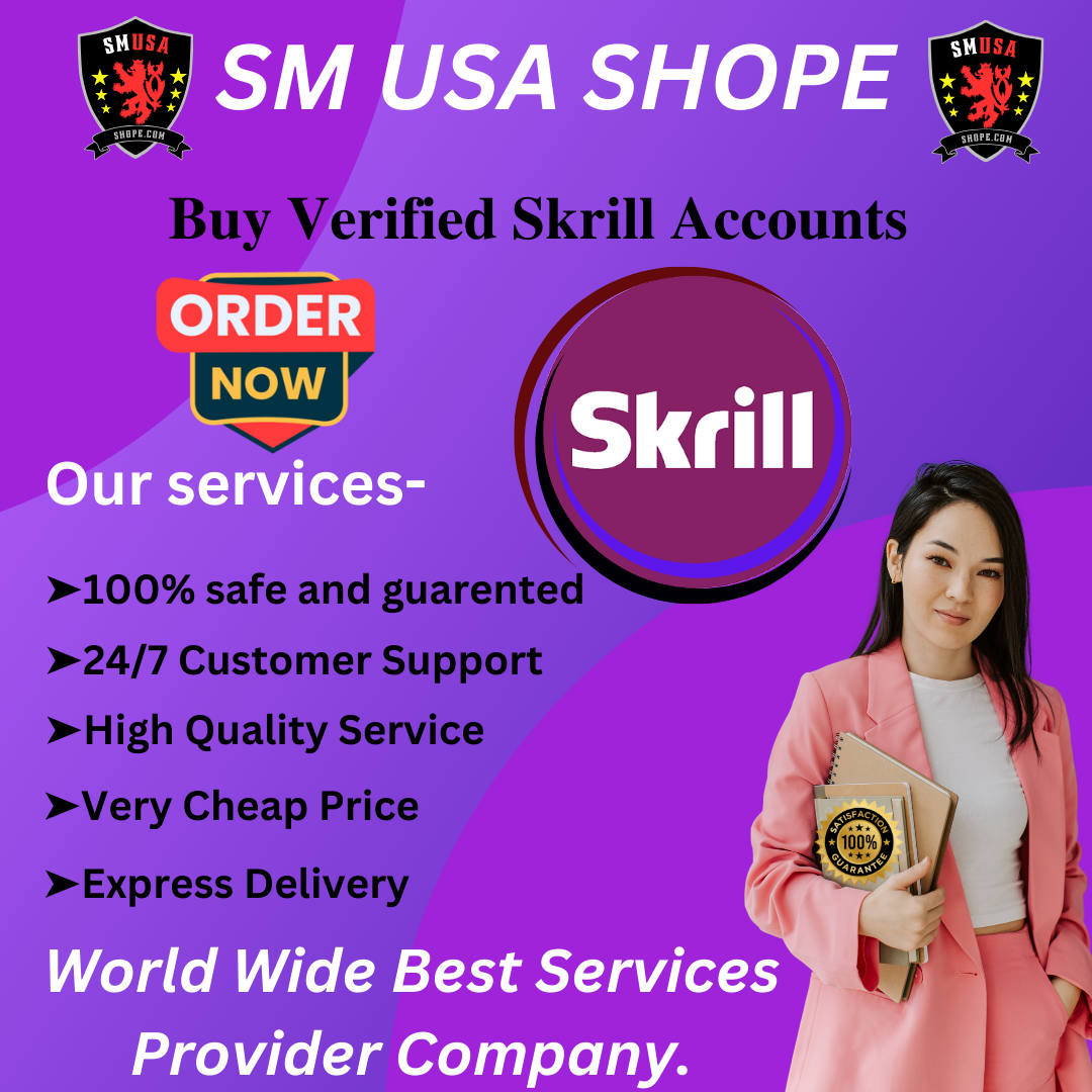 **** **** Skrill **** - 100% verified & ready to use