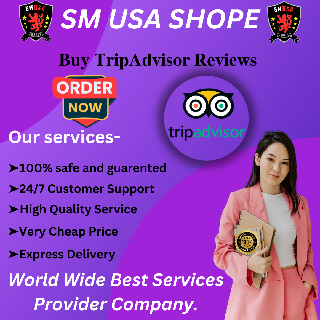 **** TripAdvisor Reviews - 100% Non-Drop Reviews
