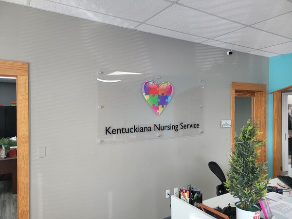 Reception & Lobby Signs Louisville | Custom Office Lobby Signs | Louisville Custom Signs