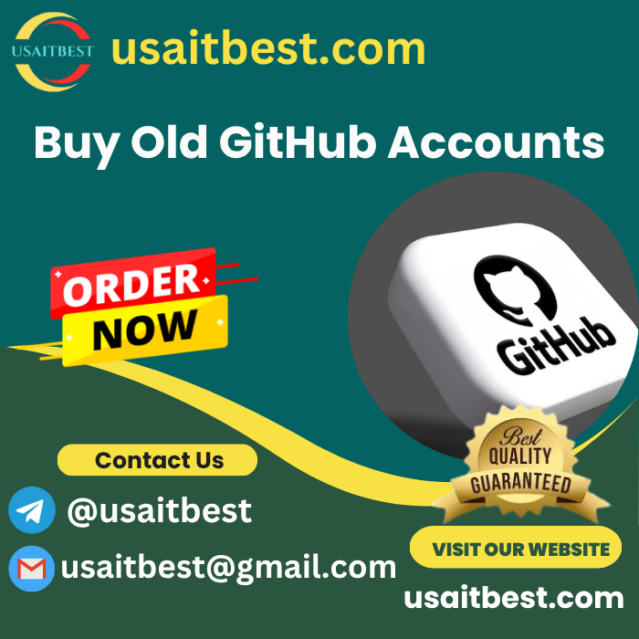 **** Old GitHub **** - 100% Best Secure GitHub Account-Usaitbest