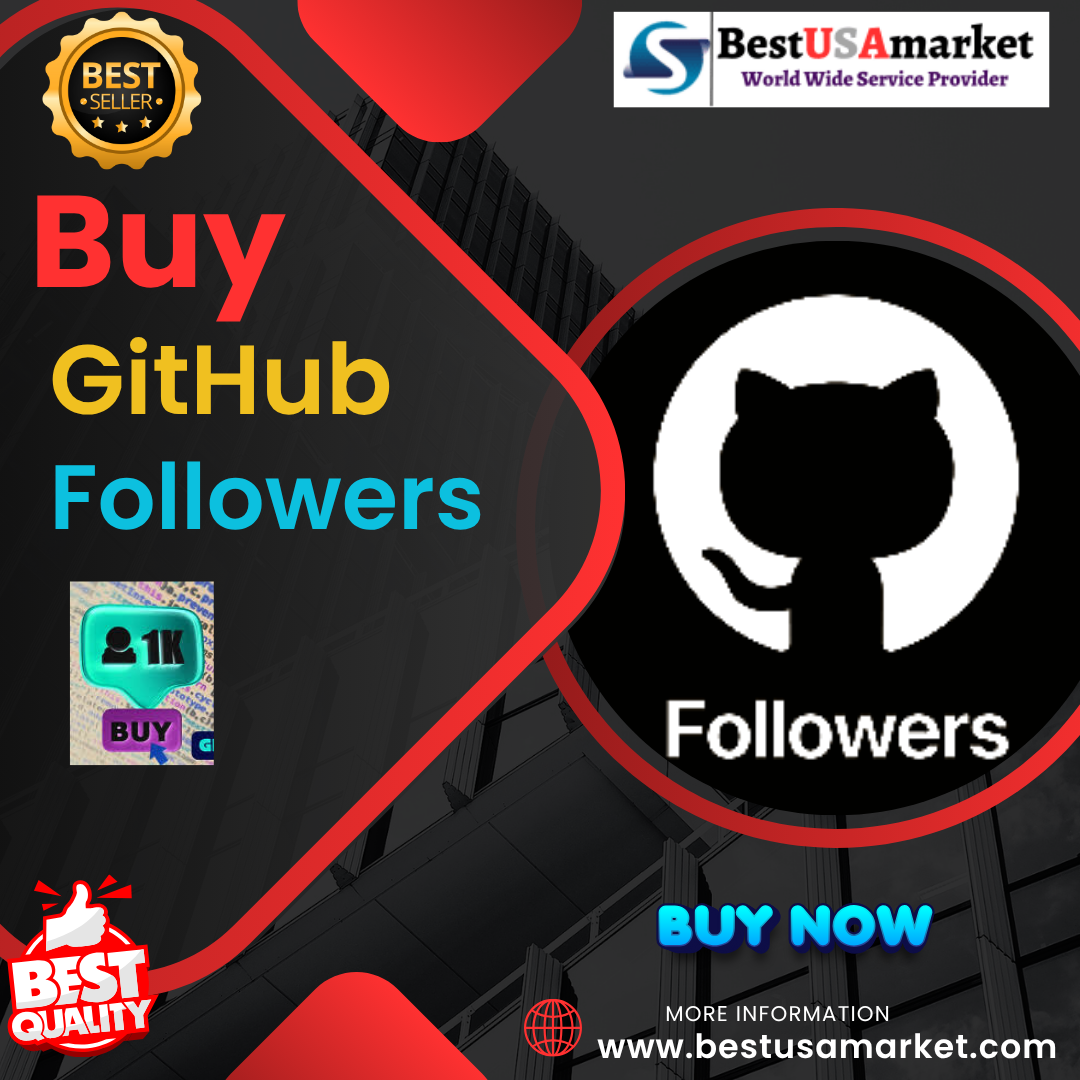 **** GitHub Followers - 100% Real & Active followers