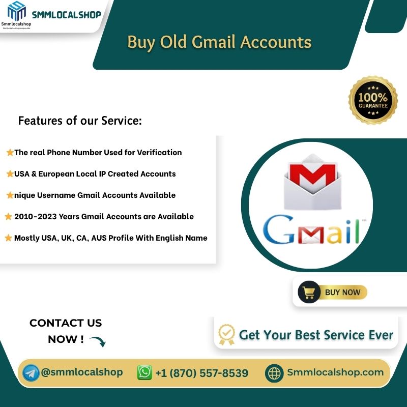 **** Old Gmail **** - 100% Trusted Shop Bulk (Pva & Aged)