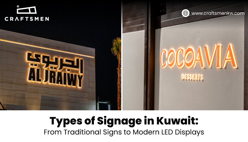 3D Letter Signs in Kuwait | Design & Manufacturing – Craftsmen