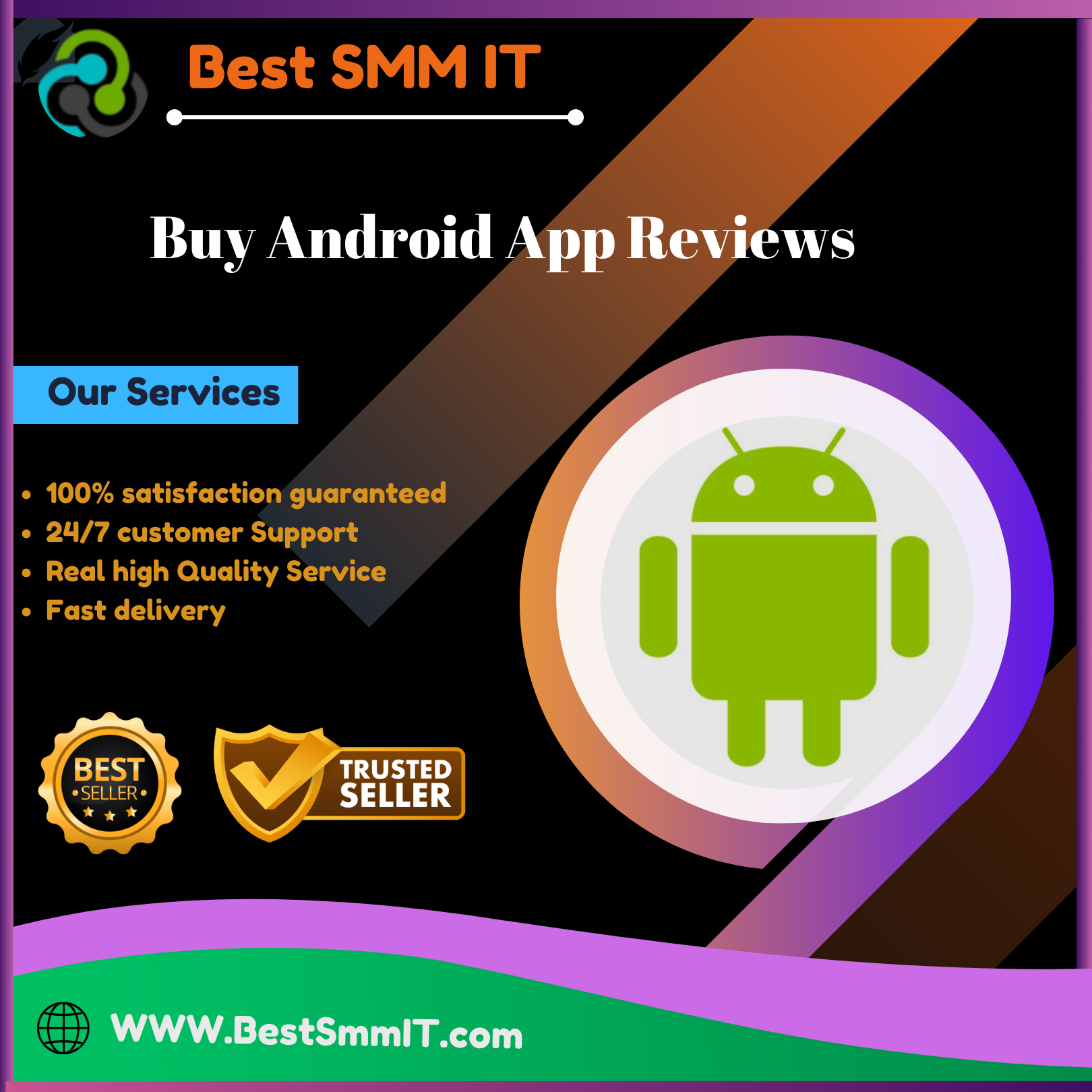 **** Android **** Reviews - iOS - 50% off on Your First Order