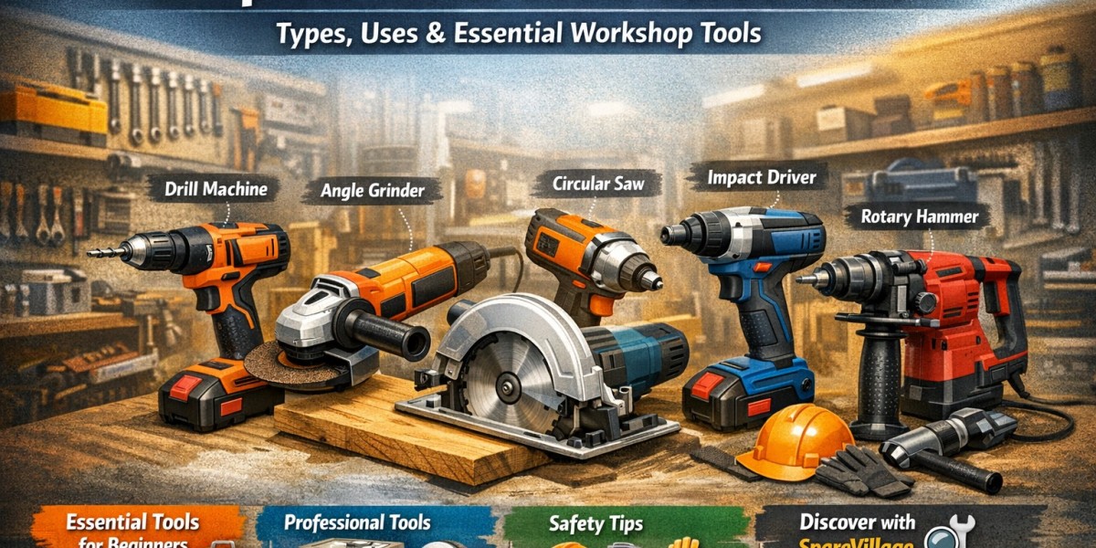 Complete Power Tools Guide 2026: Types, Uses, and Essential Tools for Every Workshop