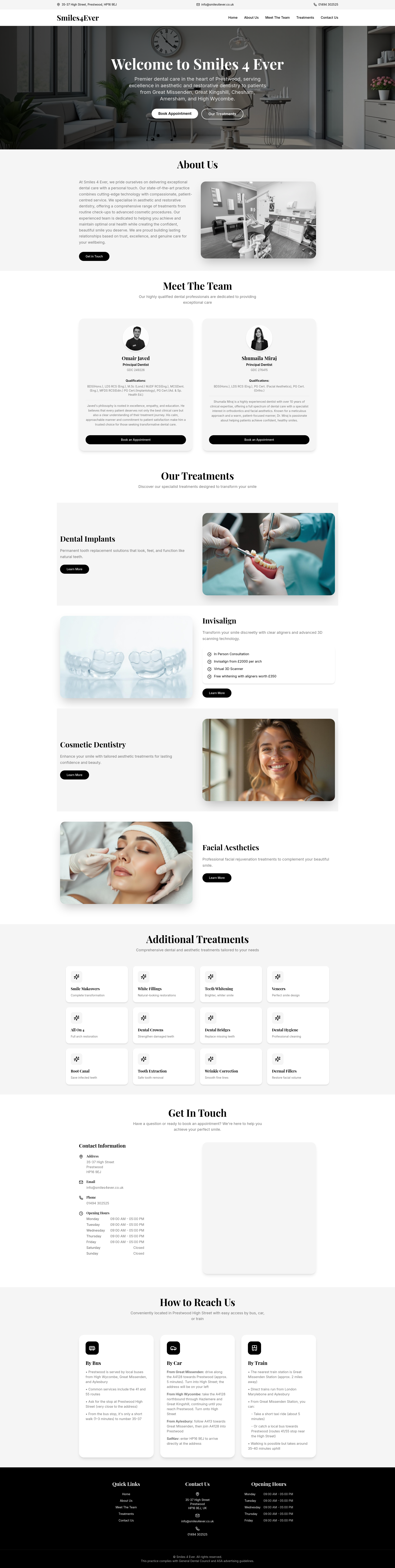 Dentist in Prestwood & Great Missenden | Smiles 4 Ever