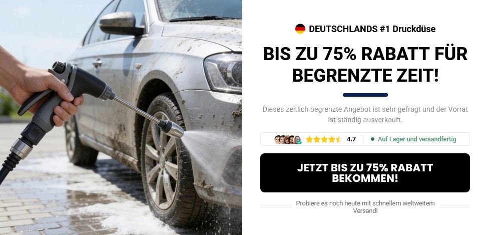 Jetterix Erfahrungen - Hochdruckdüse für kraftvolle Reini****g! Preis – Kaufen