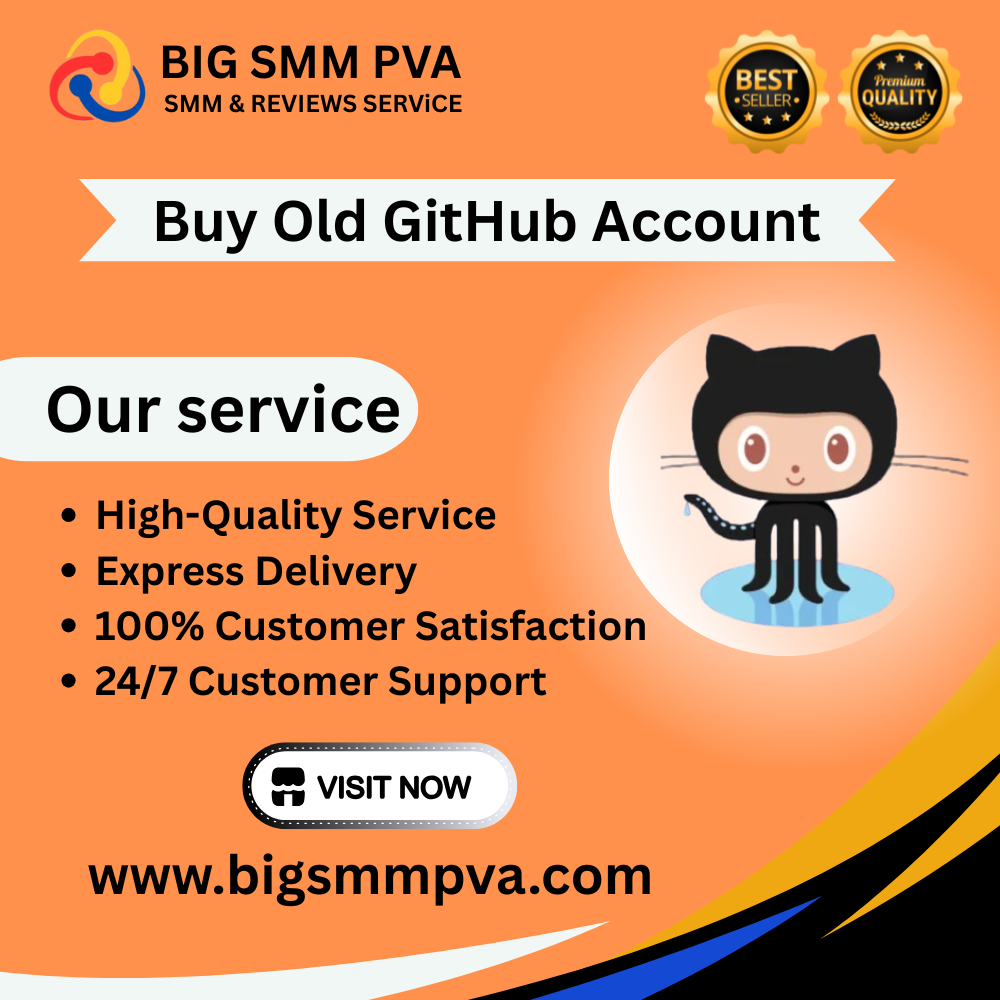 **** Old GitHub Account - 100% PVA (Aged & bulk)