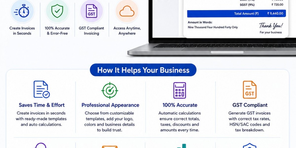 How an Online Invoice Maker Helps Businesses Create Professional Invoices Effortlessly