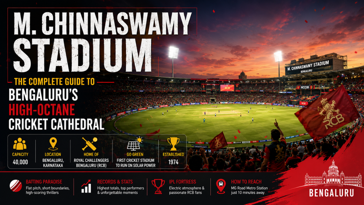M. Chinnaswamy Stadium: Records, IPL stats and History