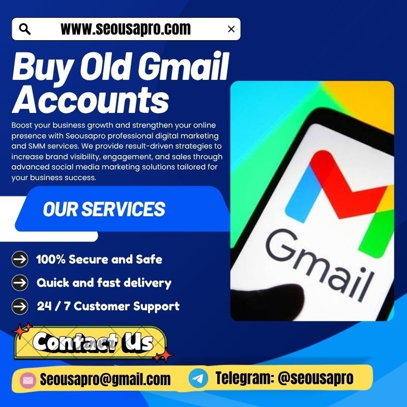 **** Old Gmail **** - **** Aged Gmail Account Provider