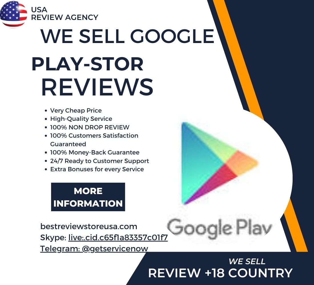 **** Google Play-Store Review (100% Safe, Permanent & Geo-Targeted)