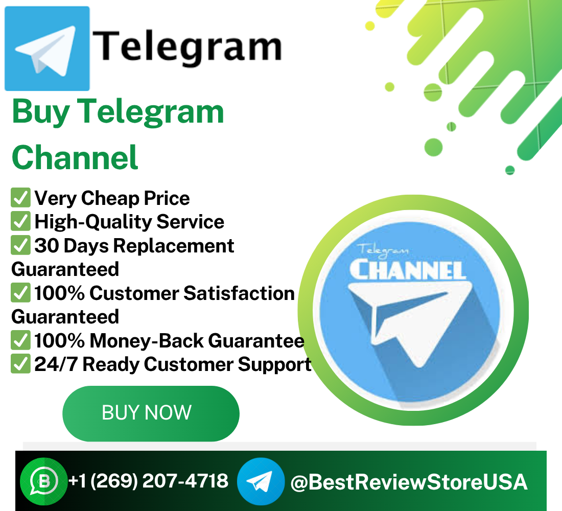 **** Telegram Channel | Aged, Real Members & Monetized Ready