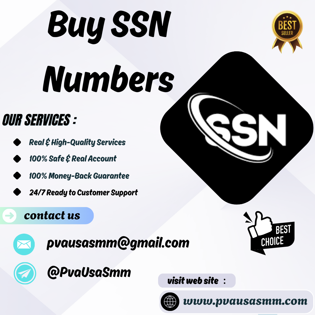 **** SSN Numbers - PVA****SMM